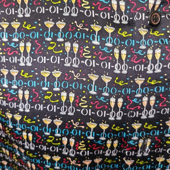 VTG Y2K Nicole Miller Mens Hawaiian Shirt Silk - Picture 14 of 14